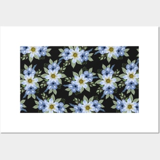 Cute Flower Pattern Posters and Art